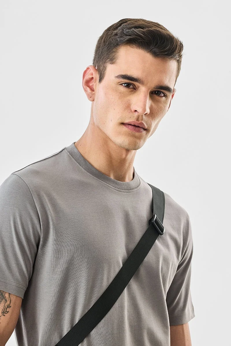 سنيتش تيشيرت قطن % بقصة عادية من كور لاب